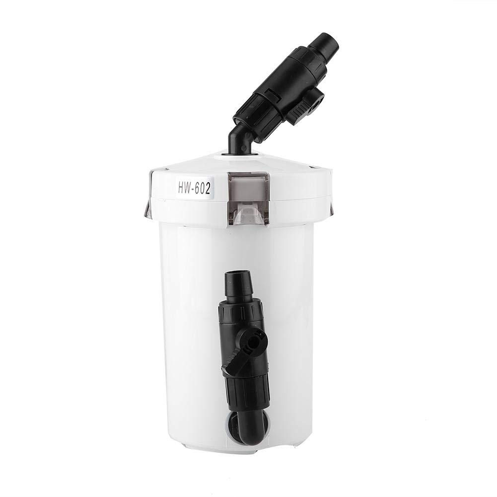 Filtro per Acquario,Filtro bomboletta Esterna per Acquario Fish Tank Secchiello per filtri Mute per Pompe(HW-602)