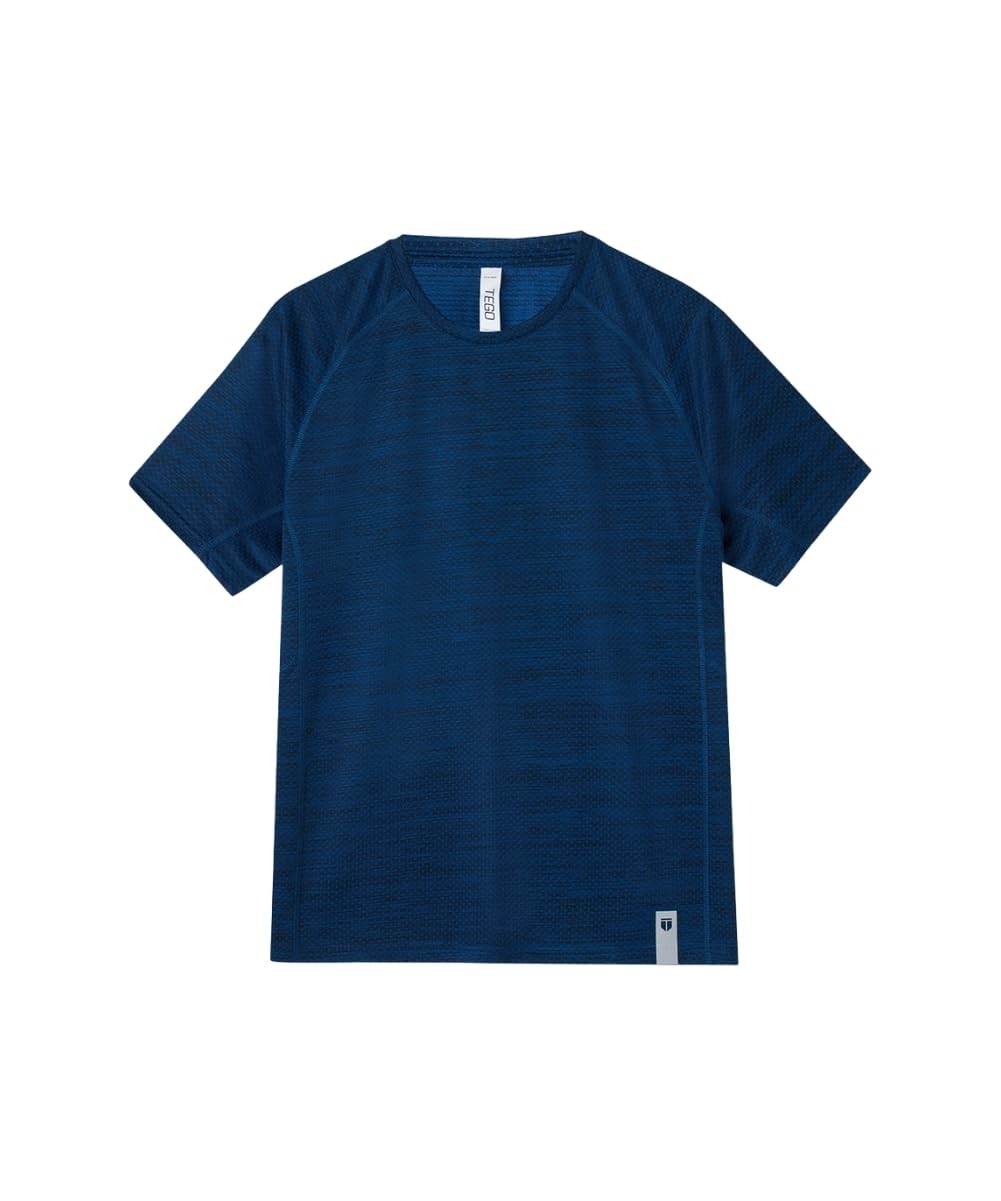 tego Core T-Shirt | Men’s Performance Gym & Training T-Shirt | Lightweight Breathable Mesh | Moisture-Wicking & Odour Control | Athletic Fit | Quick-Dry Active Wear-picture-26