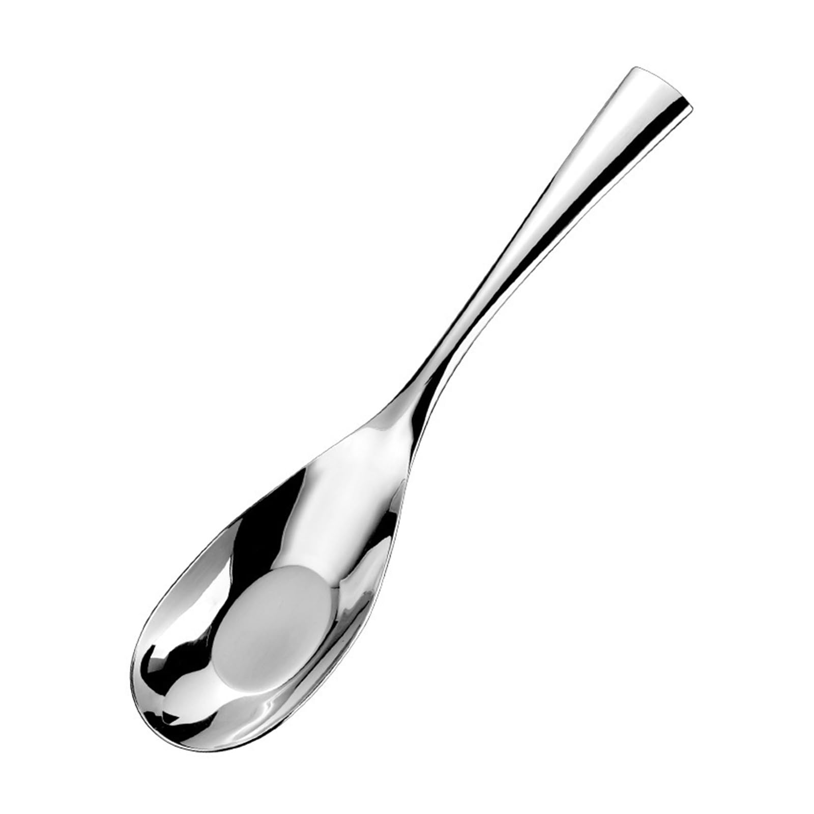 Buxuaaaa Stainless Steel Kitchen Serving Spoon Elegant Party Serving Spoon Stainless Steel 316L Large Capacity 9.8Inches Length Dishwasher Safe Cutlery