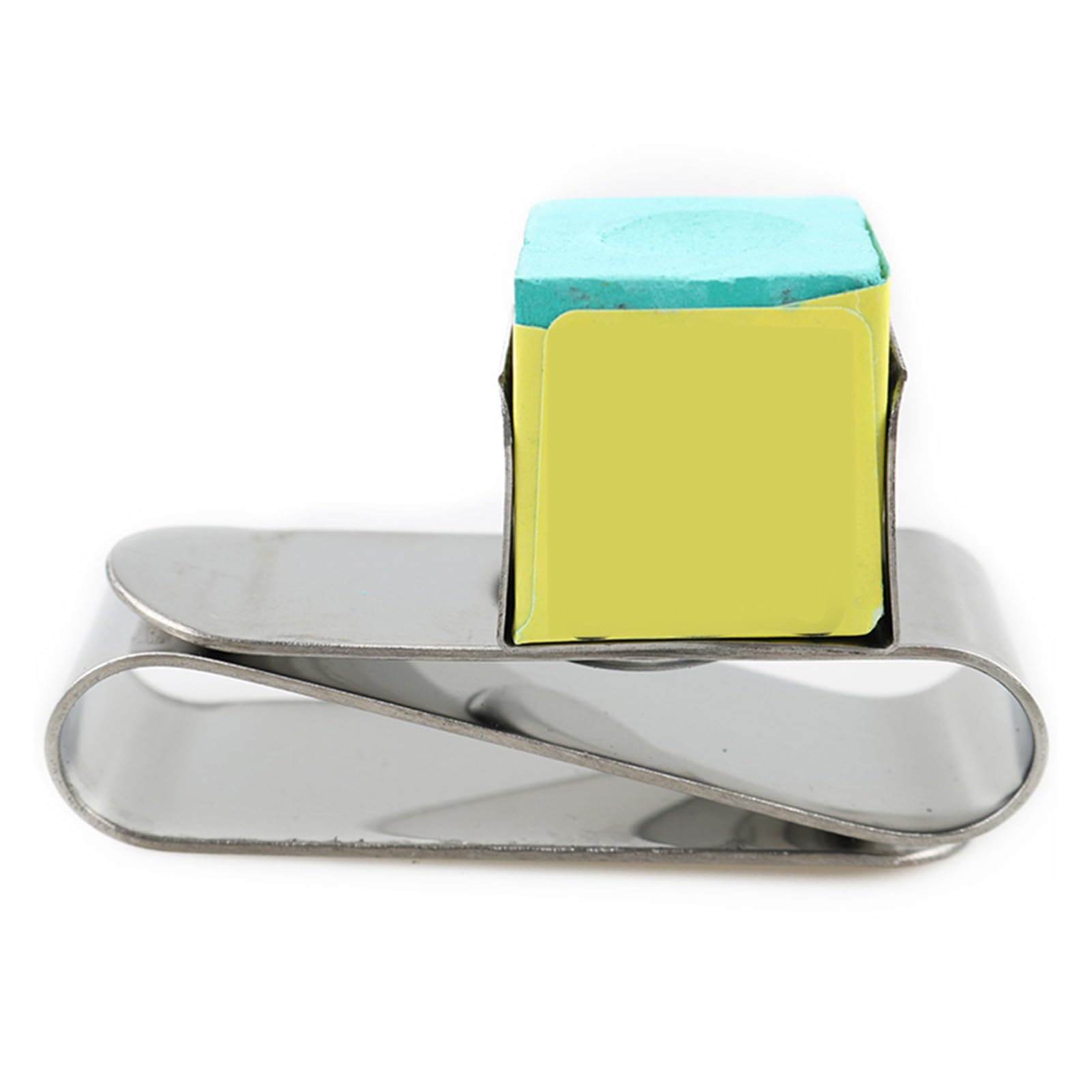 Yosoo Health Gear Soporte Magnético Portátil para Tiza de Billar, Acero Inoxidable, Tamaño Compacto