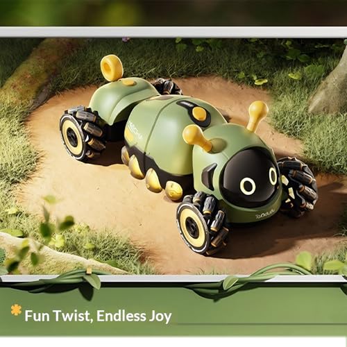 Rc Stunt Remote Control Car Toys, Remote-Controlled Bionic Caterpillar Car - image 9