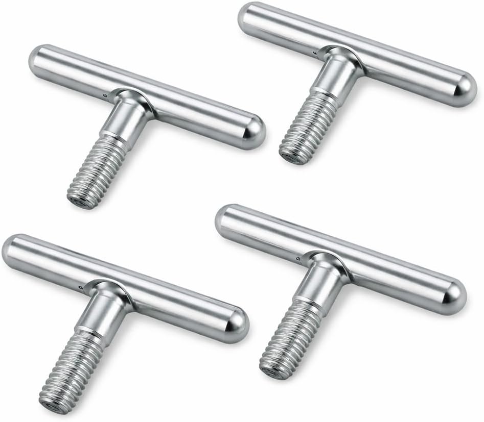 RV Jack Stabilizer T-Bolts Kit Fit for JT Strong Arm Stabilizer Fifth Wheel Travel Trailer Replace 314594 191023 191024 191025, 4Pcs