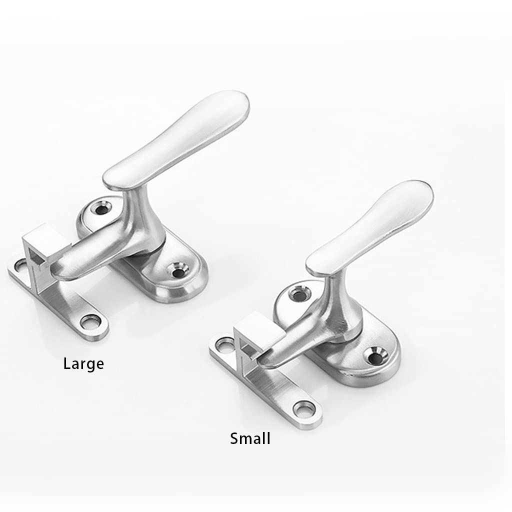 BOLOUY Handle Stainless Steel Doors and for Windows Sash Lock Window for Handle Sliding Window Handle Security Hasp Hardware Fit