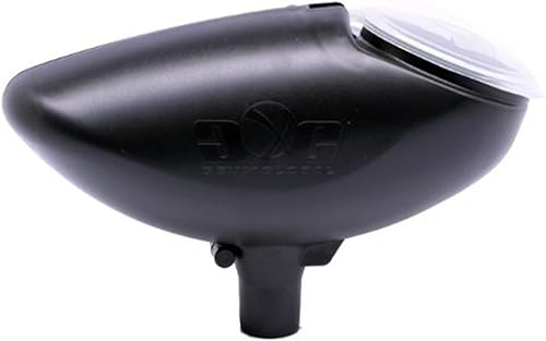 GXG 200 - Tolva redonda de paintball elegante, color negro