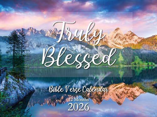 JBH Creations Truly Blessed Bible Verse Calendar 2026