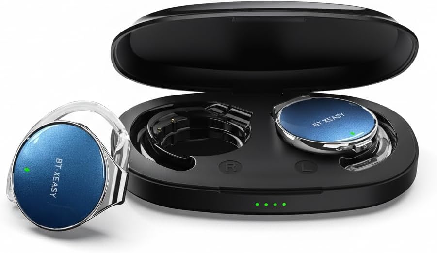 Open Ear Headphones Bluetooth 5.4, 52Hrs Playtime, Wireless Headphones with Ear Hooks, Lightweight Headset, Clip-On Ear Design, Dual Device Pairing, for Workouts