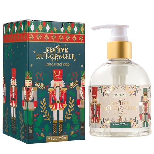 ROMIIE ZOI Christmas Liquid Hand Soap with Gift Box - The Nutcracker, Infused with the Nutcracker...