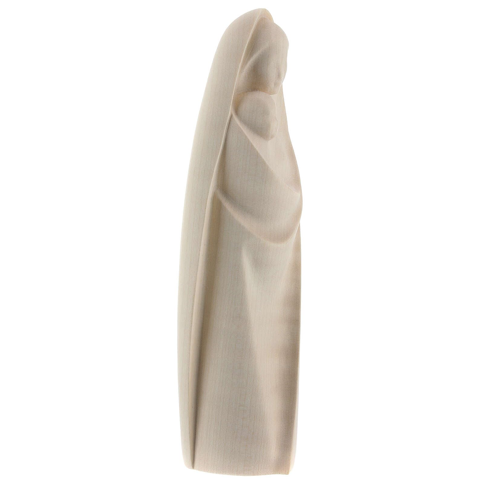 Holyart Estatua Virgen La Alegría Madera Natural Arce Val Gardena, 23 cm (9.06 Inc.)