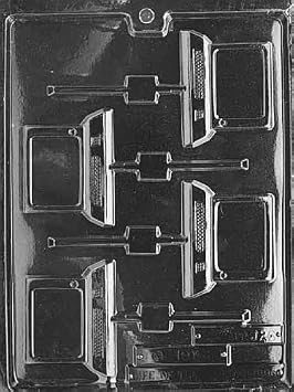 Cybrtrayd Life of the Party Computer Desktop Lolly Chocolate Candy Mold in Sealed Protective Poly Bag Imprinted with Copyrighted Cybrtrayd Molding Instructions