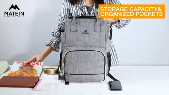 INSMEER Borsa Tote 2 In 1 Con Scomparto Termico Per Pranzo E Laptop 15.6'' - Elegante E Organizzata Da 22L
