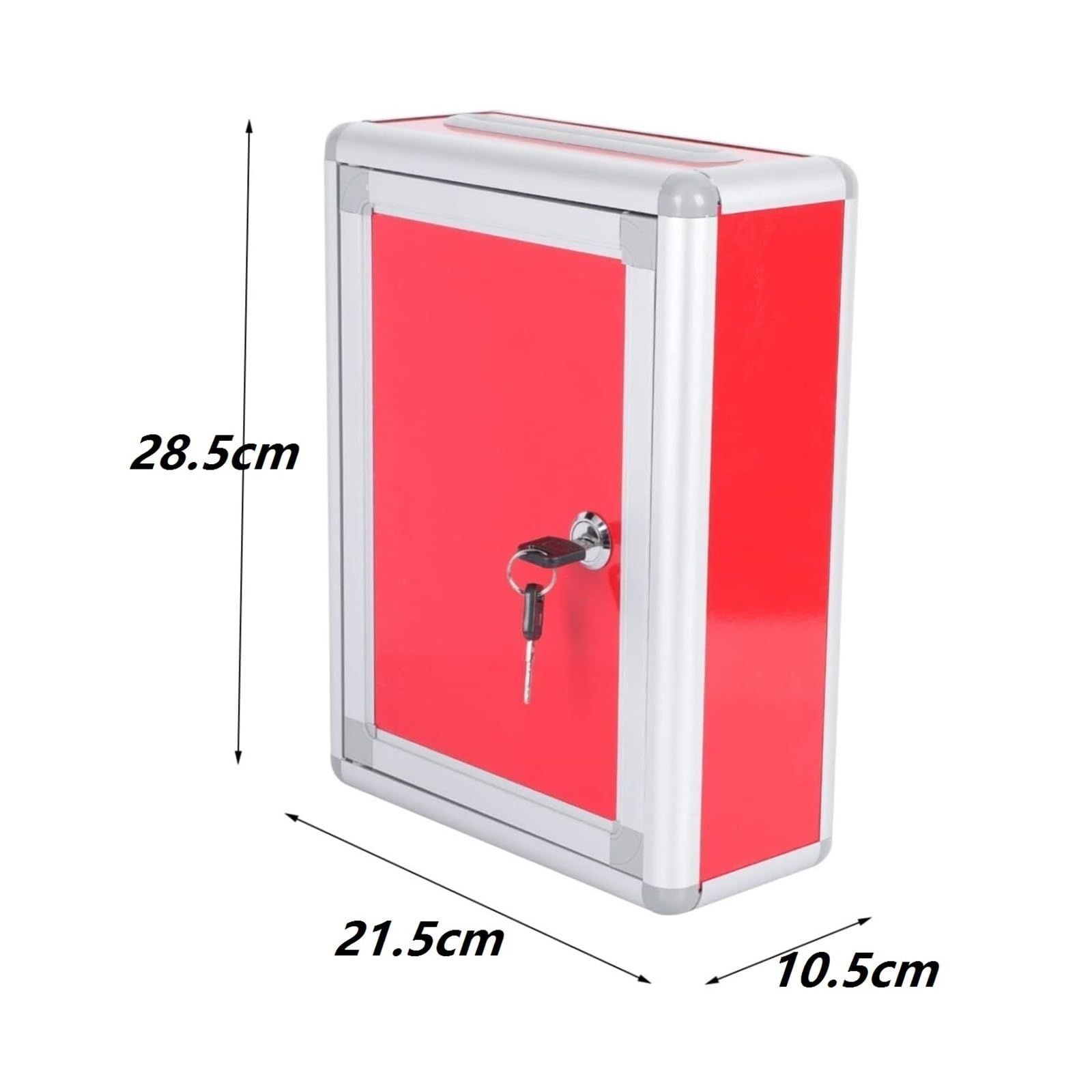 Buzón Buzón De Sugerencias Contenedor Almacenamiento Cartas Sobres Montado En La Pared Metal Decorativo