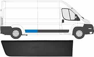 MODANATURA ESTERNA ADATTO PER FIAT DUCATO BOXER JUMPER 02 CORTO SX - Foto 5