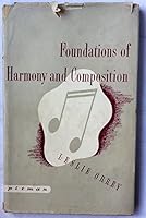 The Foundations of Harmony and Composition; B0007IWB0C Book Cover