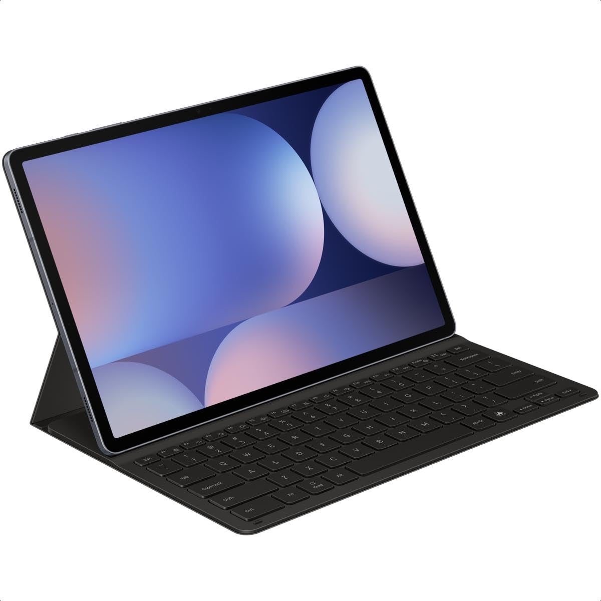 Samsung Funda para Galaxy Tab S10+, Tab S9+, Tab S9 FE+ con Teclado QWERTY y botón AI, Funda de una Sola Pieza, Color Negro
