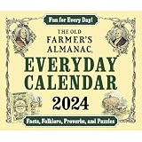 Generic, Old Farmers Almanac 2024 Desk Calendar