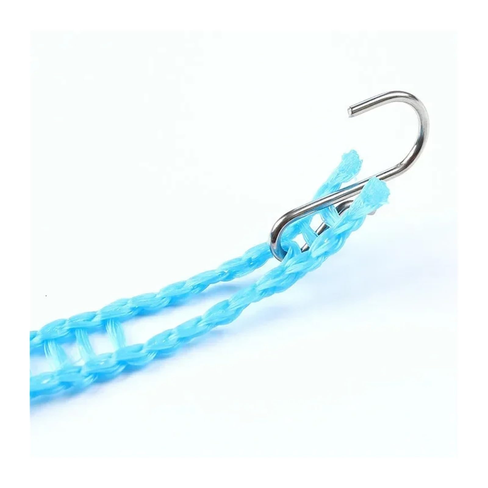 Corda Antivento Stendibiancheria da esterno in nylon antiscivolo for bucato, corda da viaggio for affari, antivento, cavo lungo 5/10 metri(36115-Blue-10M-3pcs)