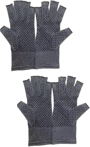Guantes de entrenamiento para hombre, 2 unidades, guantes para túnel carpiano, guantes para gimnasio, guantes de tendinitis, guantes sin dedos,