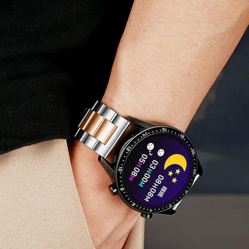 Nizonlaie Bracelet de Montre en Métal Bracelet Acier Inoxydable 14mm 16mm 18mm 20mm 22mm 24mm Dégagement Rapide Bracelets de Montres Intelligent Remplacement à pour Homme et Femme – vue 4