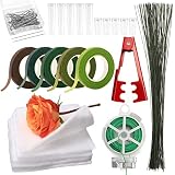 Flower Arrangements Supplies Floral Arrangement Kit with Floral Tape, Flower Water Cubes,26 Gauge Fl