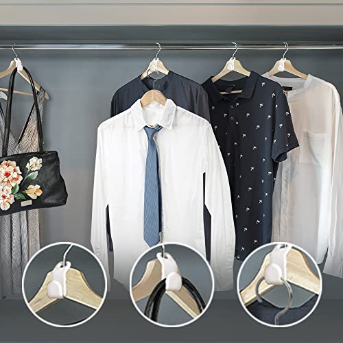 Hanger Connector Hooks – 100-Pack Clothes Hanger Connector Hooks – Space-Saving Hanger For Closet Organizer – Cascading Space Saver Hangers For Small Space Organization And Closet #TOP5