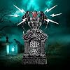 YUJUN Animated Halloween Tombstone ...