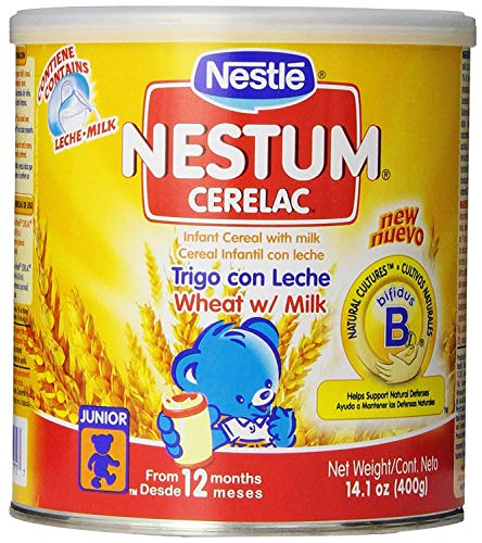 Nestle Nestum Cerelac Wheat Infant Cereal 14.1 oz. (Pack - 2)