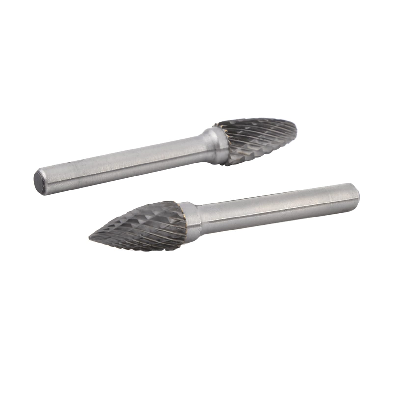 Semme Set di 5 Punte per Smerigliatrice in Acciaio Al Tungsteno, Gambo da 6 Mm, 10 Mm, Frese in Carburo per Metallo, Legno e Artigianato, Punte Versatili per Smerigliatrice per Intaglio, Saldatura,