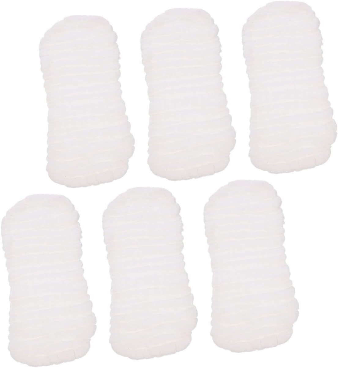 Totority 6pcs Cotton Overnight Diapers Liners Newborn to Boy Girl Reusable Washable Diaper Inserts for Cloth