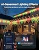 Govee Icicle Lights, Smart RGBIC Christmas Lights for Outside, 33ft with 400 LEDs Icicle Light Outdoor, IP67 Waterproof, Music Sync, Voice Control, 78+ Scene Modes for Christmas Decor #2