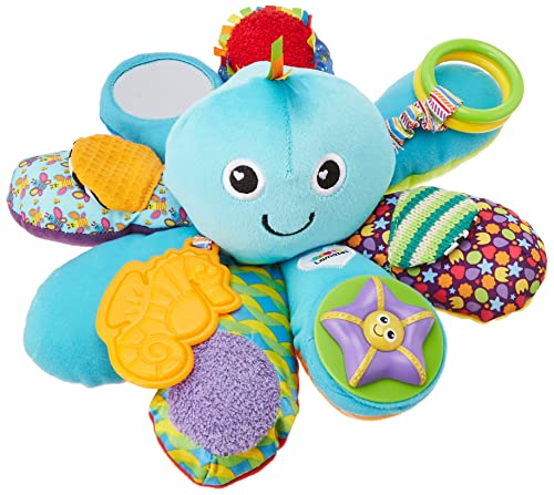 LAMAZE Octivity Time Baby Sensory Toy, Soft Baby Toy for Sensory Play and Discovery, Octopus Toddler Toy Suitable from 6 Months, 1+ Year Old Boys and Girls