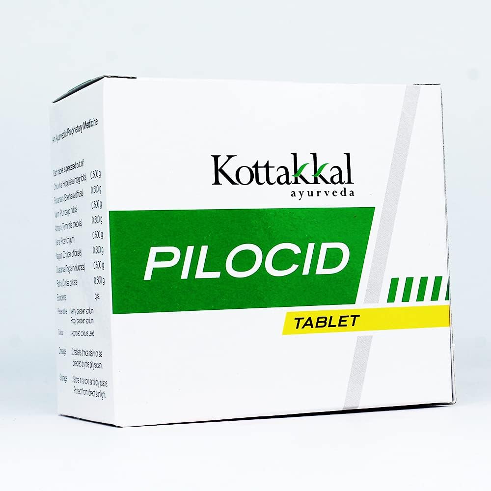 Pilocid Tablet-100 Tablets, (Pack Of 1), Of Arya Vaidya Sala Kottakkal and get Golden Oldie Herbs®, Sukanthi Pills-1gm