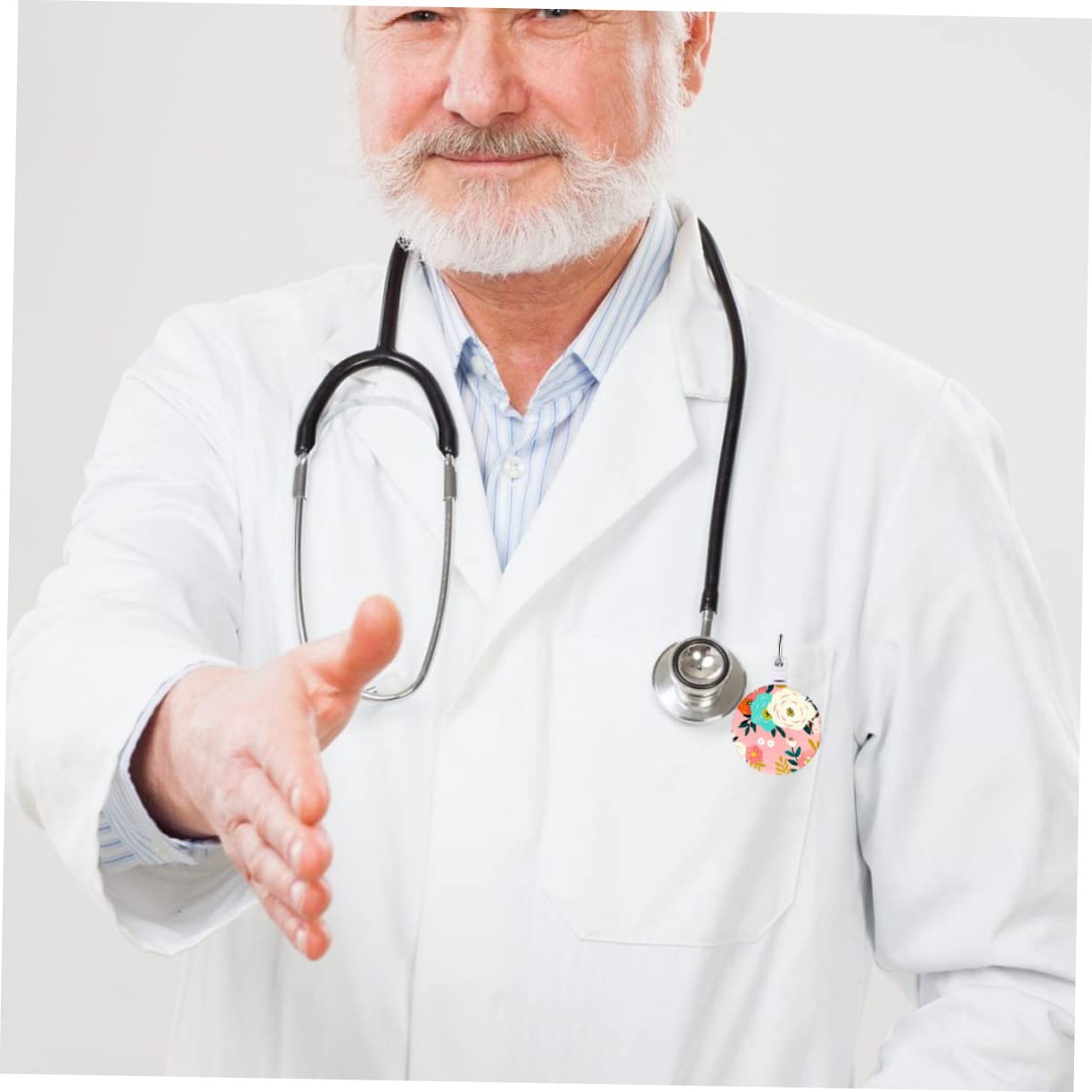 Lurrose 5 Set Di Clip Telescopiche Per Badge Porta Badge Riutilizzabili Per Ufficio Ospedale Scuola Comodo Accesso Robusti 3 Pezzi * 5