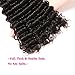 VRBest Brazilian Deep Wave 100% Unprocessed Virgin Brazilian Hair Bundles Deep Curly Human Hair Extensions Hair weaves 3 Bundles Natural Color (10 12 14)