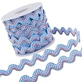 Diseño de onda único: la forma de la cinta con flecos ondulados es simple y elegante., los cortes son bonitos y de aspecto nítido, talla pequeña, fácil de almacenar y realizar, simple y conveniente, fácil de usar.
