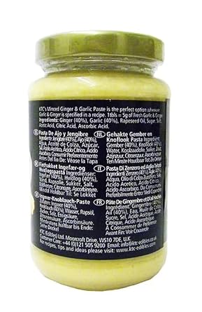 KTC Garlic & Ginger Paste 210g (Pack of 3)