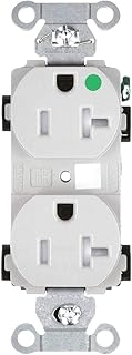 Straight Blade Devices, Tamper Resistant Duplex Receptacle, Hospital Grade, Hubbell-Pro, 20A 125V, 2-Pole 3- Wire Grounding, 5-20R, Gray