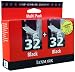 Produktbild Lexmark 80D2956 32 Tintenpatrone Standardkapazität 2 x 15.6ml 2 x 300 Seiten 2er-Pack, schwarz