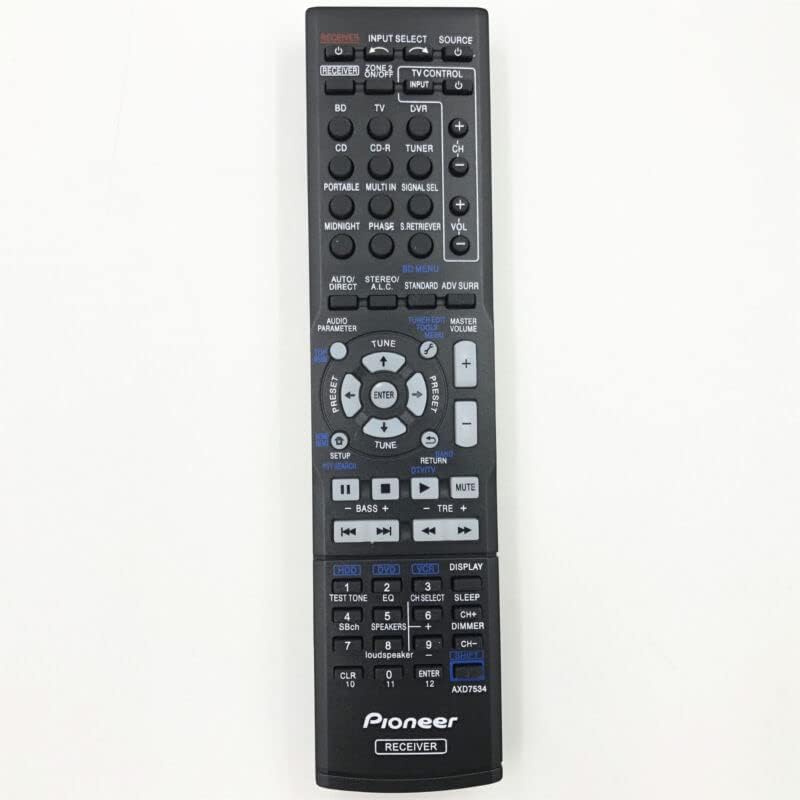 Replacement Remote Control Replace for TV/Audio/Projector for Pioneer VSX-919AH-K VSX-519V-K AV Receiver USA