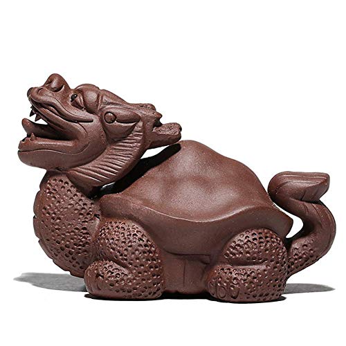 Statue Dragon Tortue OwKay cadeau décoration maison original pour amateur de thé