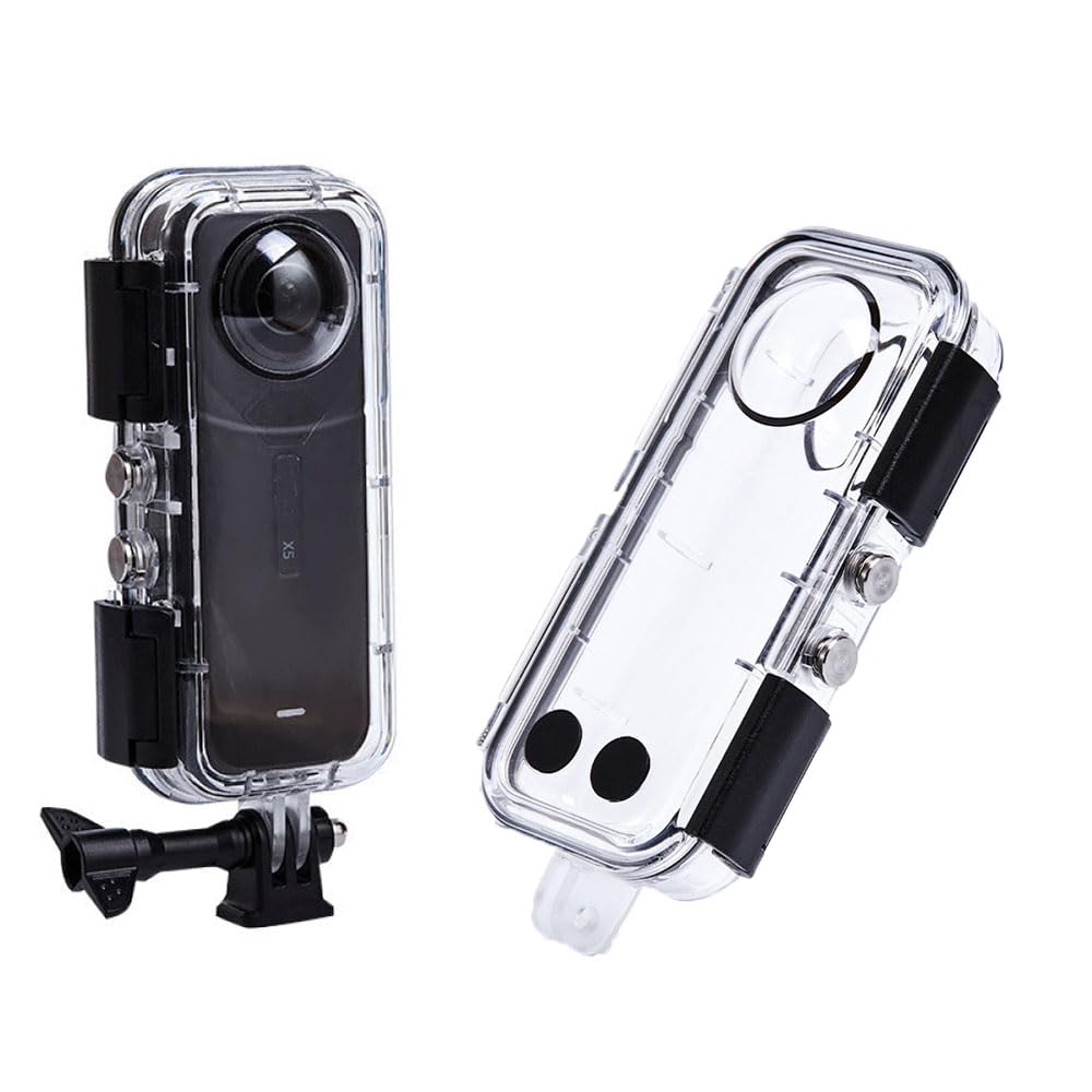 Custodia subacquea da 45 m per Insta 360 X5, custodia impermeabile per Insta 360 X5, accessorio invisibile per immersioni subacquee (PC)