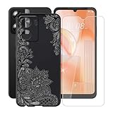 Compatible:Protectores de pantalla de vidrio templado, perfectamente compatibles para HTC Wildfire E5, adecuados para la pantalla de tu dispositivo.El protector de pantalla no contiene burbujas y es más fácil de limpiar.