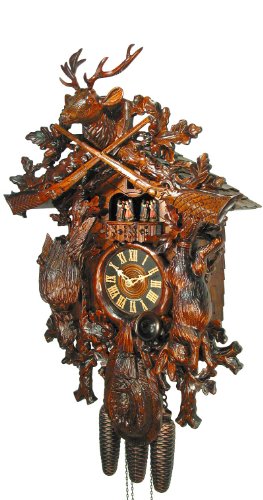 August Schwer Cuckoo Clock Hunting Clock #TOP1