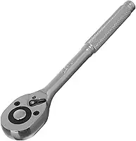 MTX Chave Catraca com Pino 1/2', Ferramenta Profissional em Aço Cromo-Vanádio Cromado, Chave de Catraca Resistente para Oficina, Mecânica e Reparos