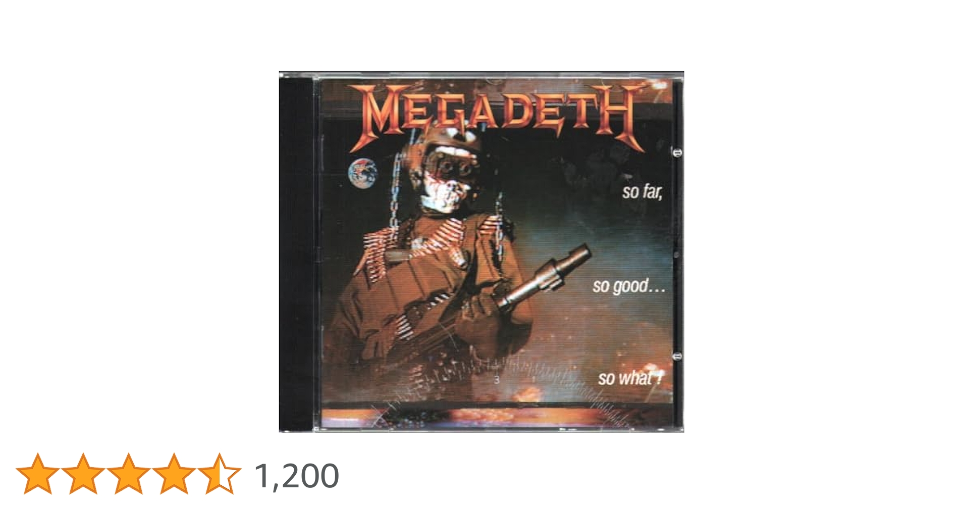 MEGADETH So Far, So Good... So What!見本品 Megadeth - So Far So Good So What - Amazon.com Music