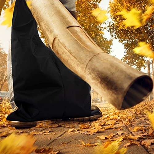Waterproof Leaf Blower Bag, 420D Oxford Cloth Leaf Blower, Vacuum Zippered Bottom Dump Bag, Compatible with Most Blowers Rakes and Vacuum Leaf Blowers, for Home Yard Garden Use - Image 4