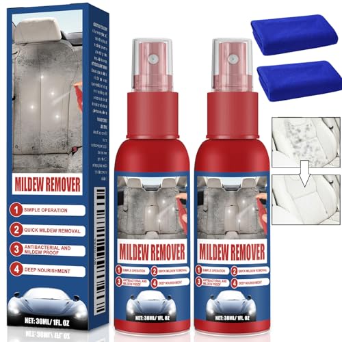 Auto Innenreiniger, Auto Schimmel Entferner, Anti Schimmel Spray, Auto Innenraum Schimmel Entfernen, Anti Schimmel Reinigungsschaum, Auto Polster Schimmel Wartung Reinigung Spray für Leder,Kunststoff