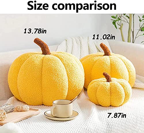 YUHUA 3D Simulation Pumpkin Pillow Plush,Cute