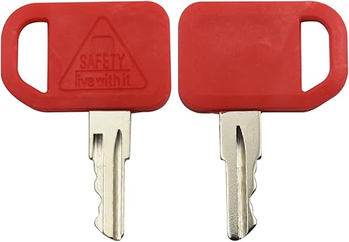 Miniatura 6 de AT195302 6PCS Llaves de encendido AR51481 Reemplazo para Jo-hn Deere Equipo Pesado Cargador Retroexcavadora Tractores 1200 210C 310A 310C 410B 550B