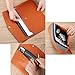 Enyuwlcm PU Leather A4 File Folder Document Holder Waterproof Portfolio Envelope Folder Case with Snap Closure Brown
