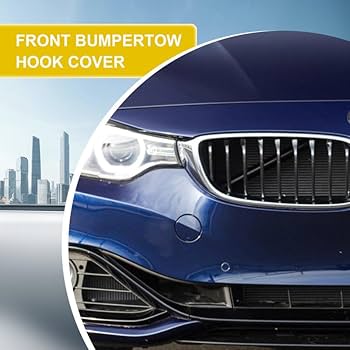 Car Front Bumper Tow Hook Cover Compatible With BMW 3 G20 G21 M-Sport 2018 2019 2020 2021 2022 Trailer Cover Cap 51118099893 Small Lid Towing Eye Cap